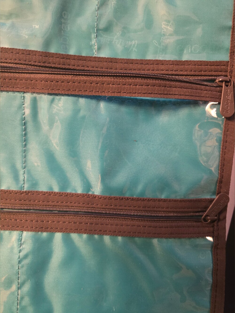 Thirty-One Vibrant Teal & Gray Travel Organizer - Picture 9 of 9